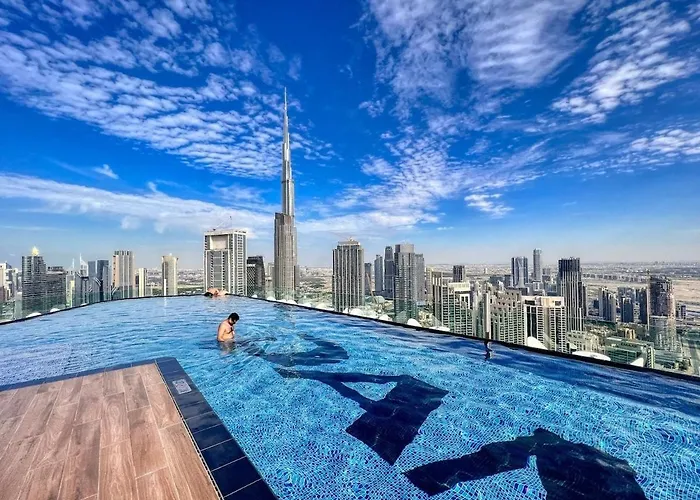 Stunning 1Br High Floor With Rooftop Infinity Pool